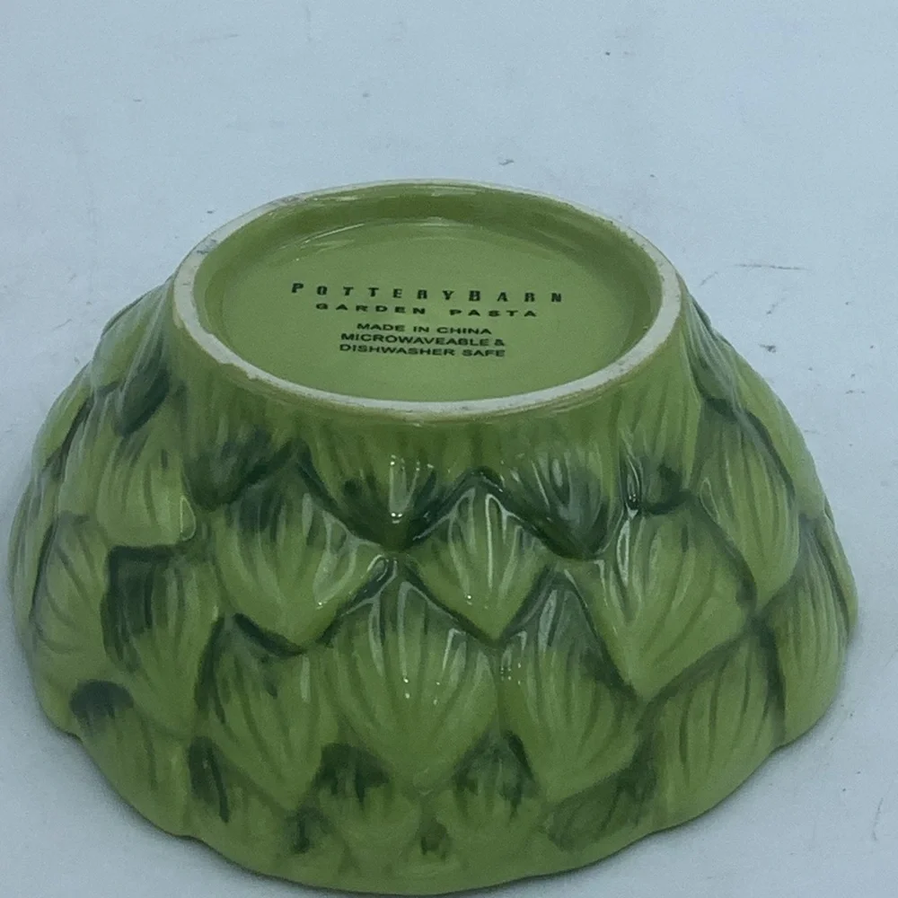 Pottery Barn Garden Pasta Artichoke Bowl